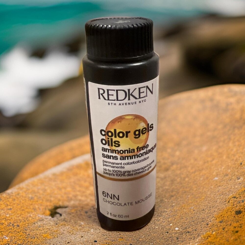 Redken Color Gels Oils Permanent Liquid Hair Color 2 oz Chocolate Mousse_6NN